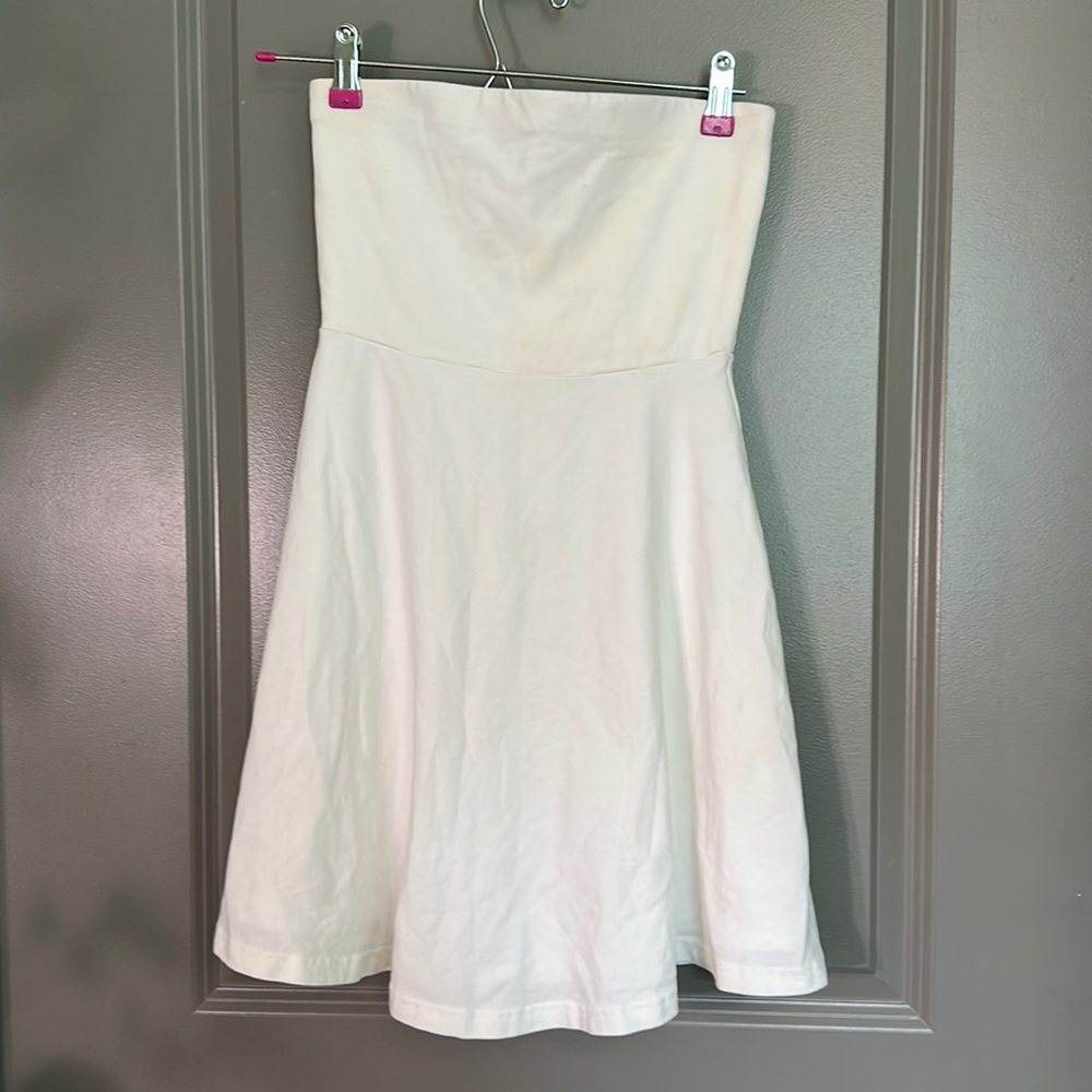 Express strapless mini dress